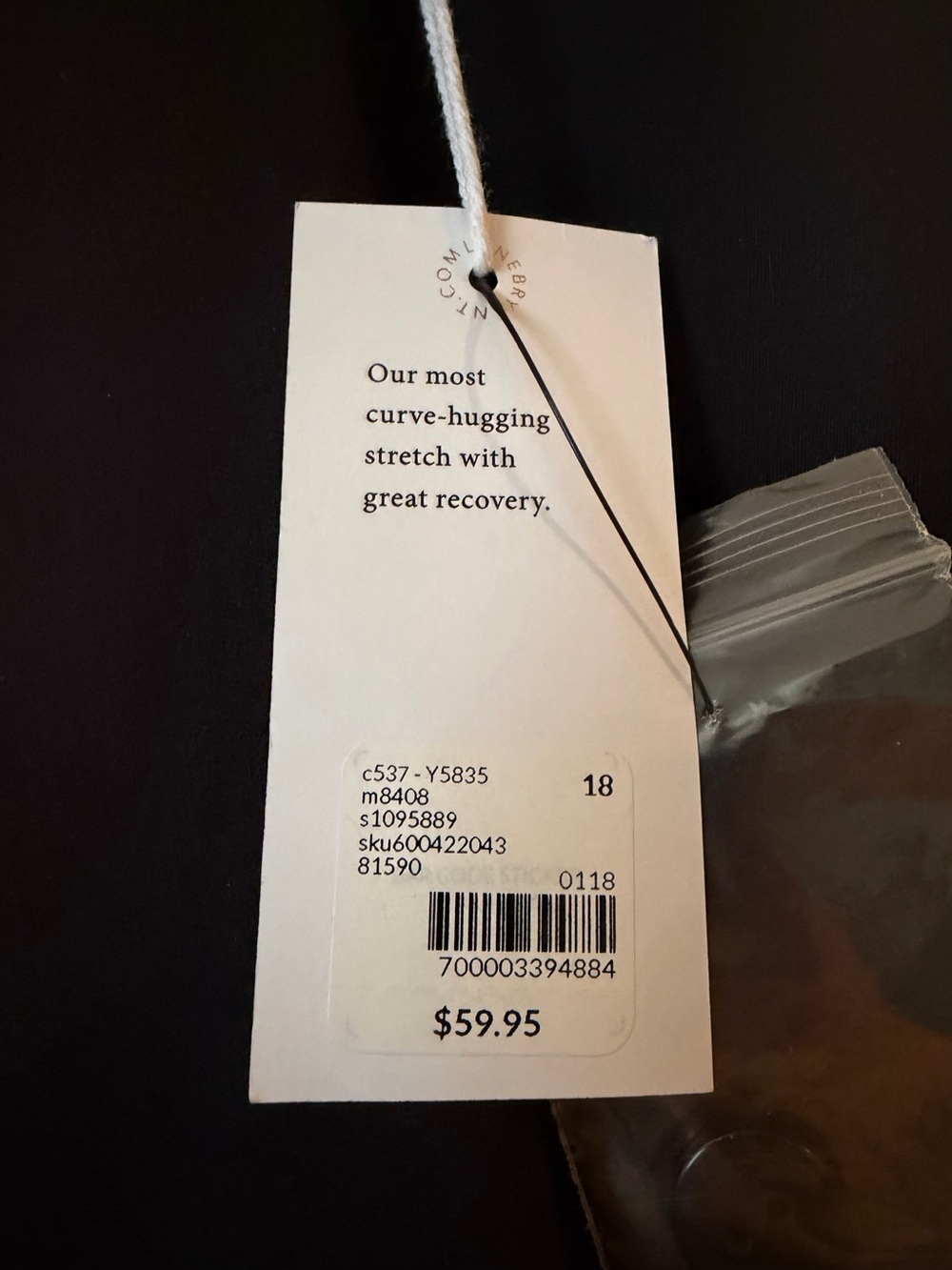 NWT Lane Bryant Black Dress Pants “The Allie” Sz 18R Smoke Free Home - Picture 3 of 8